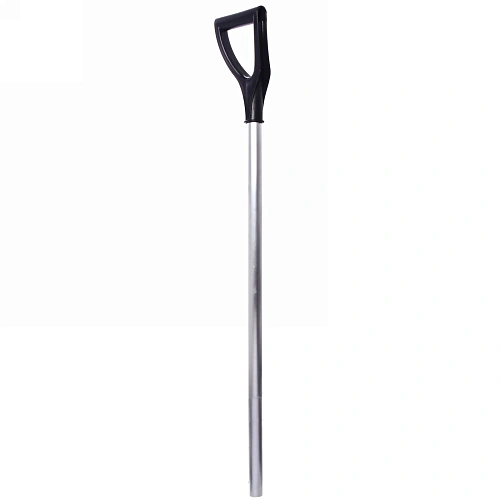 Черенок для лопаты алюминиевый 120см с V-образной ручкой, d=32 мм