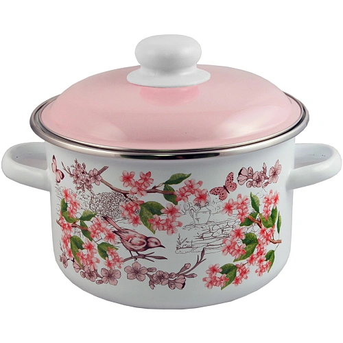 Кастрюля эмалированная 4л "Bird" Appetite 6RD201M