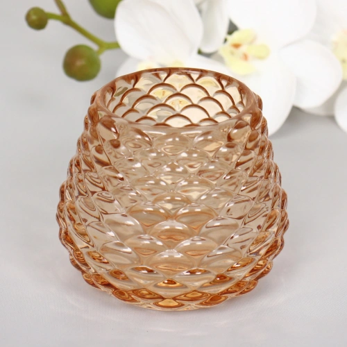 Подсвечник "Лесная шишка" 7,4*6,5 см, Янтарь