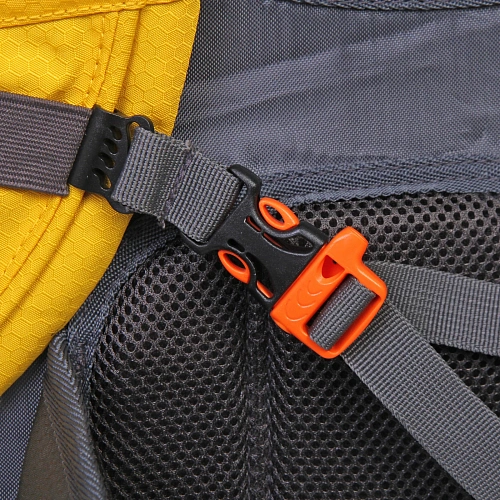 Рюкзак туристический 65л цвет желтый FR-4_24