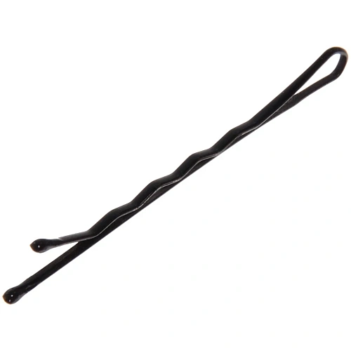 Невидимка для волос 30шт Классика - волна, цвет черный 5см _3