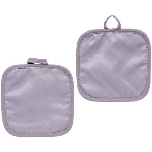 Прихватка в наборе "HOME", цвет серый, 17*17 см, 2 шт