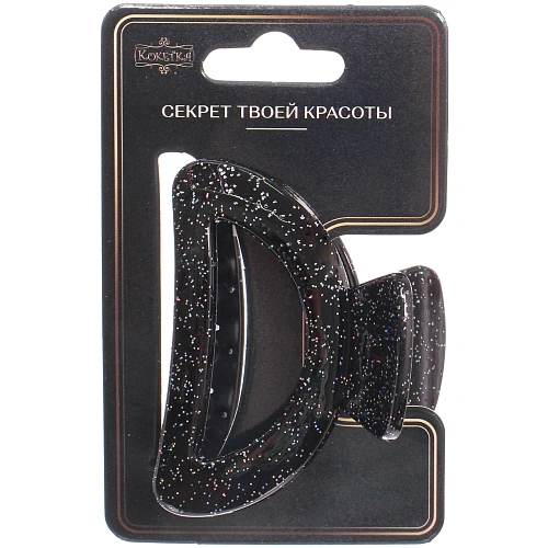 Заколка - краб для волос AKS - MANTANA, микс 6 цветов, трапеция, 63см _15