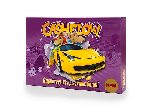 Настольная игра: "CASHFLOW" ("ДЕНЕЖНЫЙ ПОТОК") для детей 12+