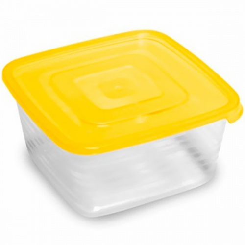 Контейнер пластиковый пищевой "Унико" 0,9л квадратный С209