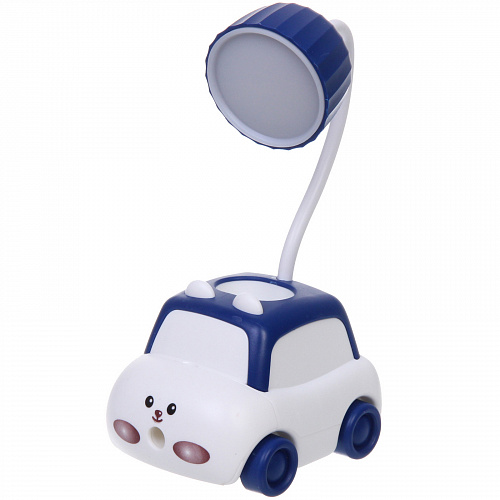 Настольная лампа "Sweet - Машинка" 9.5*7.5*21 см LED, USB 3w 5v, Синий