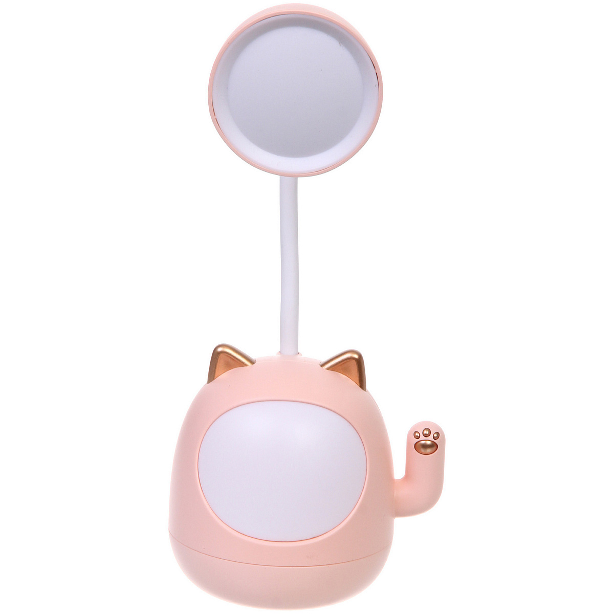 Настольная лампа "Sweet - Котёнок" 9*22.5 см LED, USB 3w 5v, Розовый