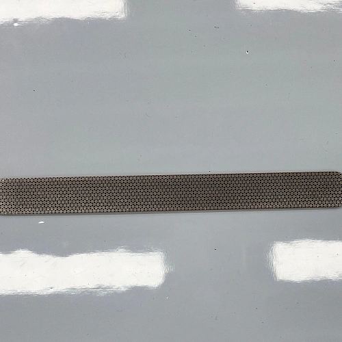 Пилка для маникюра с алмазным напылением "Ultramarine", цвет хром, 18*1,8см