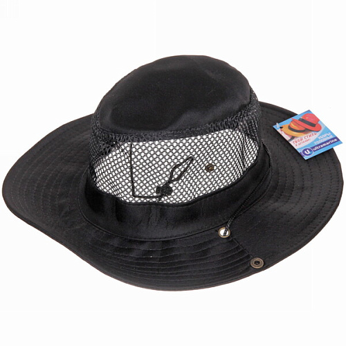 Шляпа мужская с клепками и сеткой Cowboy, микс 3 цвета_2