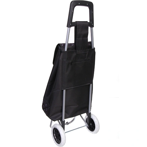 Тележка хозяйственная с сумкой (923327см, колеса 16см,грузоподъемность до 30 кг) черная DC308AG_6