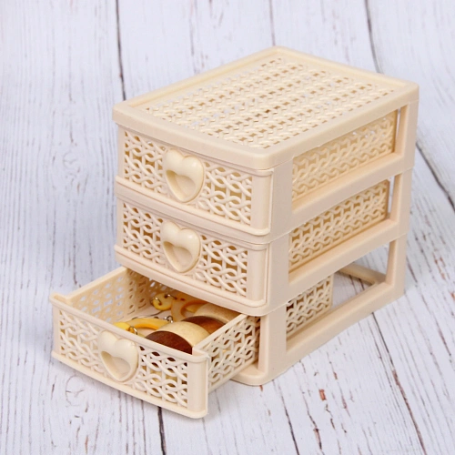 Комод малый ПАЛЕРМО, цвет бежевый, 3 отделения, 13911,5см_3