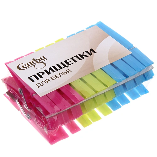 Прищепки бельевые Селфи (20шт) 80С_8