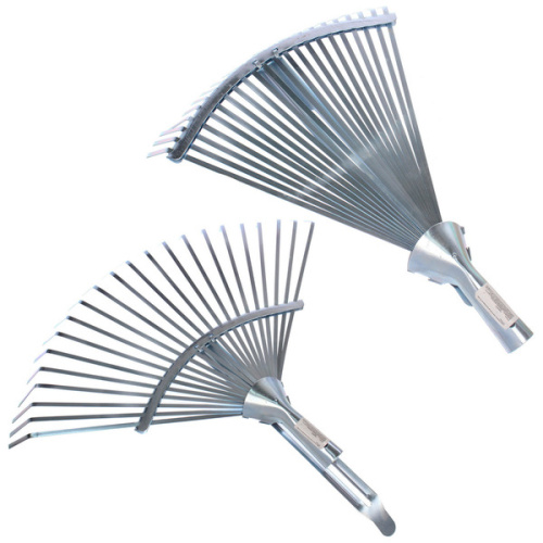 Грабли веерные пластинчатые оцинкованные 22 зуба 470*470мм