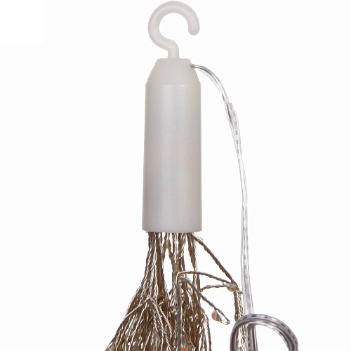 Гирлянда для дома на батарейках Разряд молнии 120 ламп LED, d - 20 см, 2 реж,IP-20, выс 80 см с подвесом (3хАА), Мультицвет_6