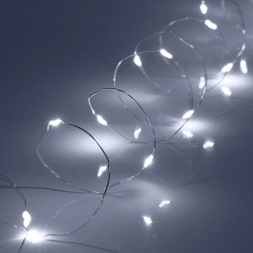 Гирлянда для дома на батарейках 3,0 м 30 ламп LED, 1 реж,IP-20, Белый_11