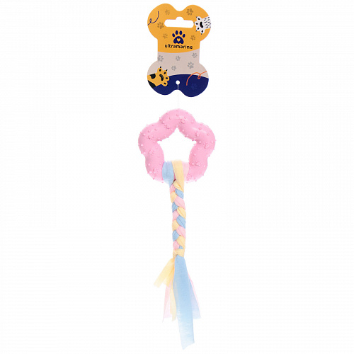 Игрушка для собаки "Baby-Морская звезда" 18,5*7,3см цвет розовый Ultramarine