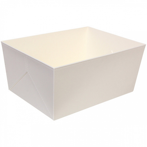 Корзина для хранения с эластичными стенками "ФОРЛИ", цвет белый, 34,5*25,5*16см (лейбл Селфи)