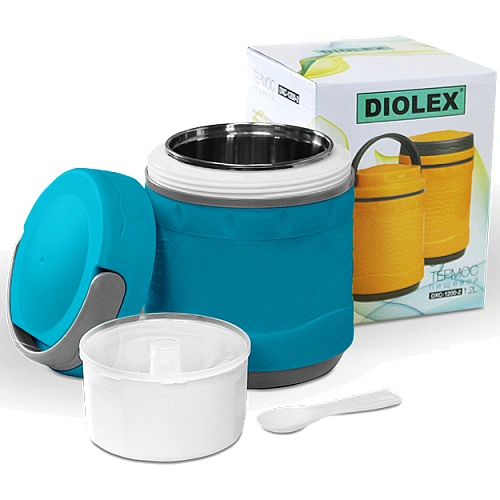Diolex Термос пищевой пластиковый с колбой из нержавеющей стали 1200 мл DXС-1200-2_2