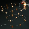 Гирлянда для дома "Карамелька" (3*1,9см) на батарейках 2,0 м 20 ламп LED, 1 реж., IP-20, Теплый белый (батарейки CR2032)