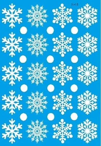 Наклейка на стекло "Метель" 32*24 см