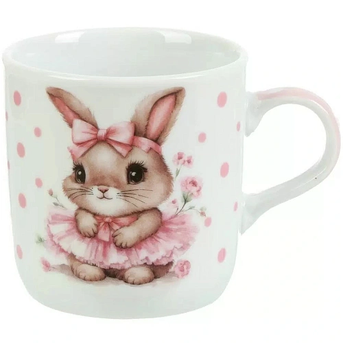 Набор посуды керамика, 3 шт, Маленькая балерина, тарелка 175 см, салатник 15 см, кружка 230 мл, Daniks, C1009_3