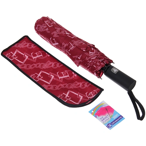 Зонт женский полуавтомат Мэлано, микс 6 цветов, 8 спиц, d-100см, длина в слож виде 30см_8