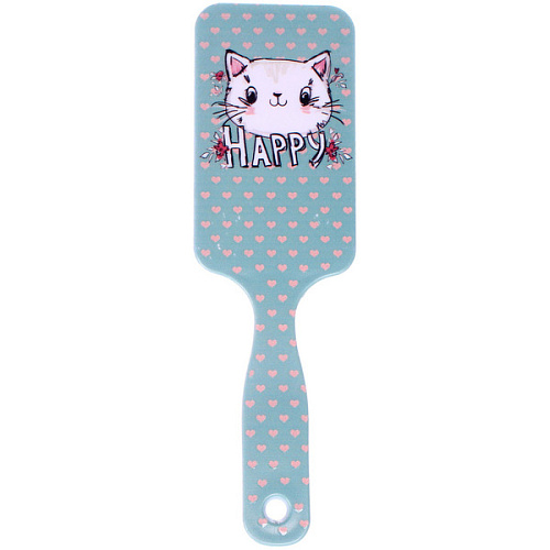 Расческа массажная детская КОТИКИ, микс 4 дизайна, 168см (пакет с подвесом)_6