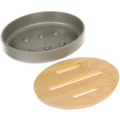 Мыльница Ариэль серая_4