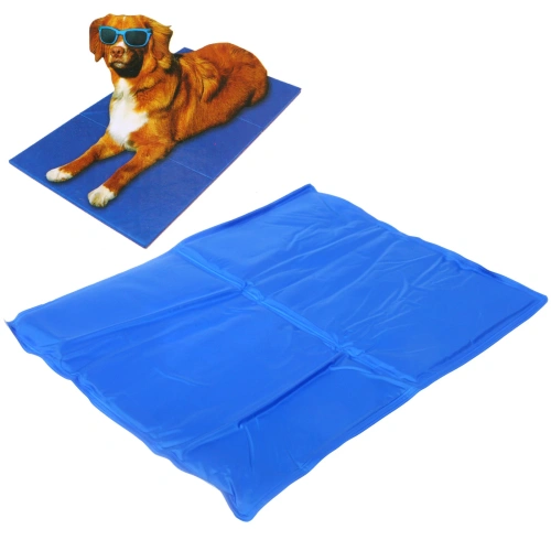 Матрас охлаждающий для собак и кошек "Место Бро", цвет синий, размер M, 50*65см