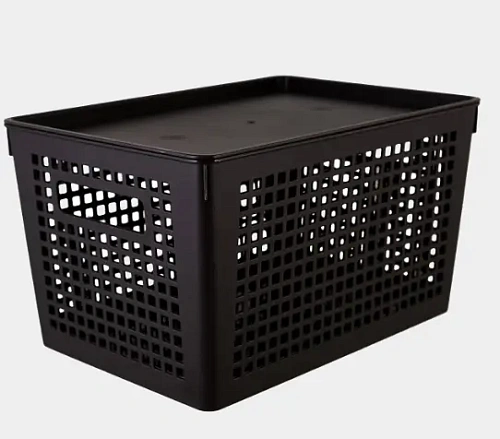 Корзина универсальная для хранения с крышкой "TRAYMIX", 27*19*15см, 6л