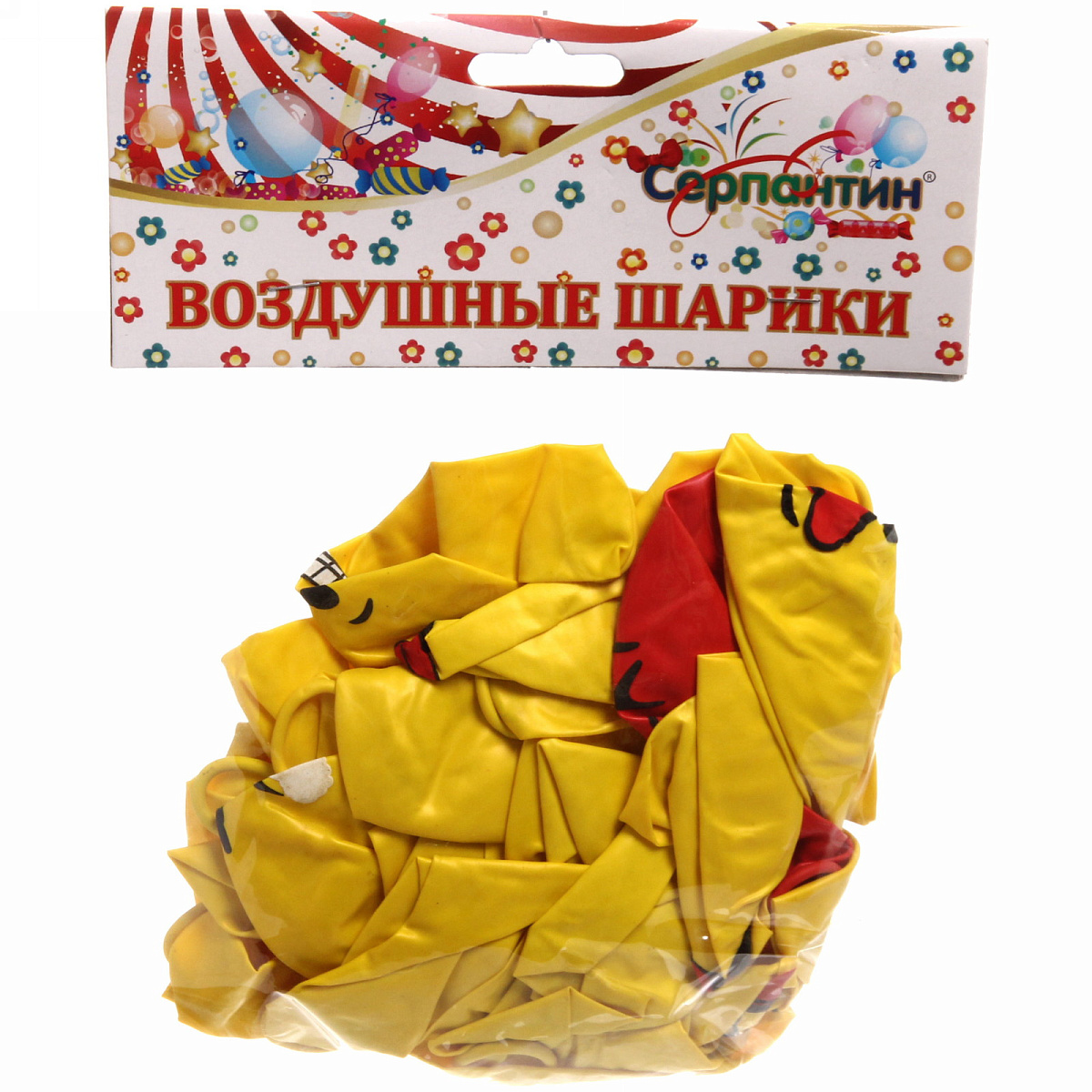 Воздушные шары  25 шт, 12"/25см "Эмоции"