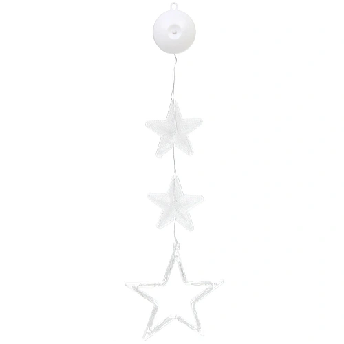 Фигура светодиодная Звездочка 175185 см (батарейки 3 ААА), 1 реж, Теплый белый_5