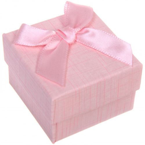 Коробка подарочная "Wish" 5*5*3,5 см, Розовый