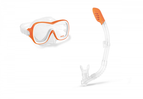 Набор для подводного плавания от 8 лет Wave Rider Swim: маска,трубка, Intex (55647)