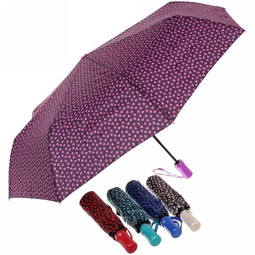 Зонт женский автомат "Ultramarine - Венера", микс 6 цветов, 8 спиц, d-96см, длина в слож. виде 28см