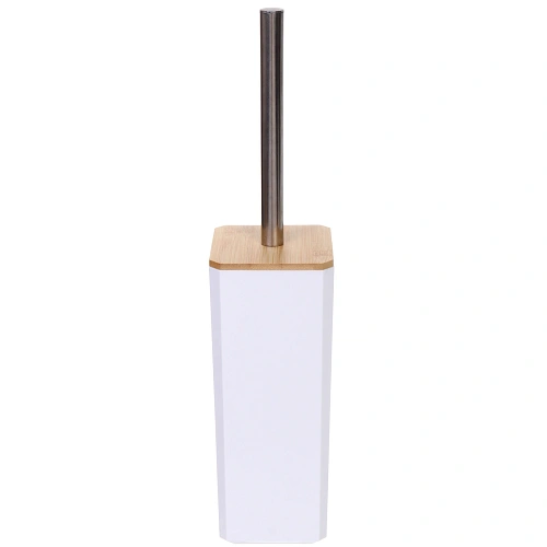 Ерш с высокой закрытой подставкой Квадро 38см белый_3