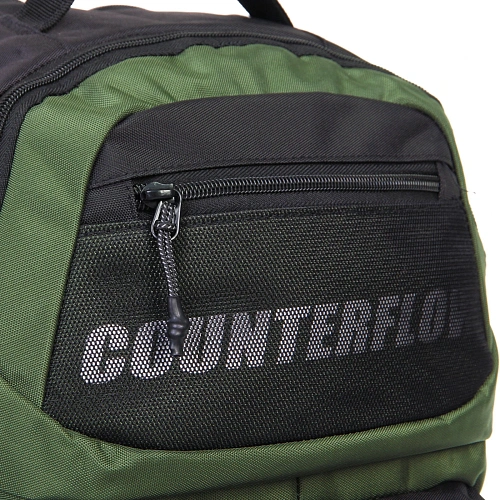 Рюкзак туристический 26л, цвет черно-зеленый 80187_9