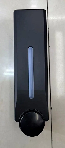 Дозатор для жидкого мыла настенный 300 мл черный DQ57B