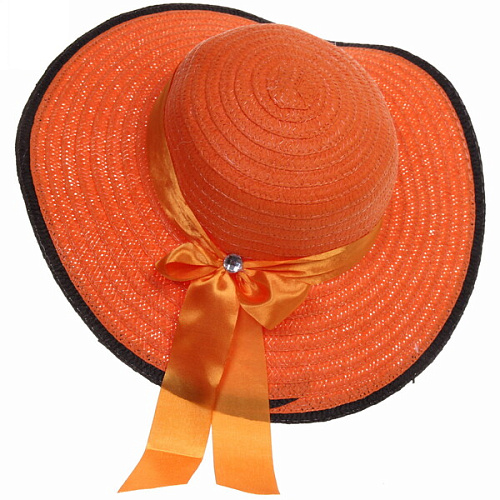 Шляпа женская с широкими полями TiraMiSu- Бэлла, микс 6 цветов, р58, ширина полей 11 см_12