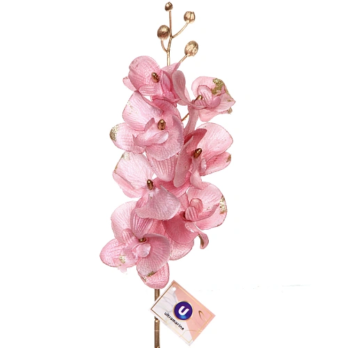 Искусственные цветы FLOWERS GLAMOUR 72см Орхидея розовая_7