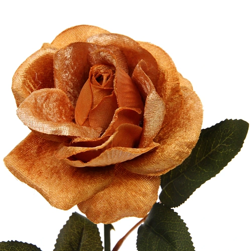 Искусственные цветы FLOWERS MAGIC 53см Роза золотая_8