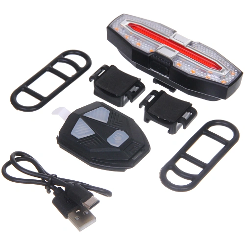 Фонарь велосипедный, задний West Biking YP0701426 (с дистанционным управлением)_9