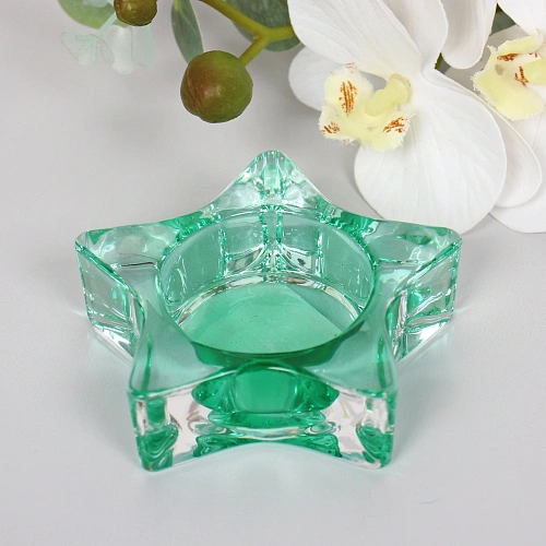 Подсвечник Tea-звезда 7,52,5см цвет зеленый_4