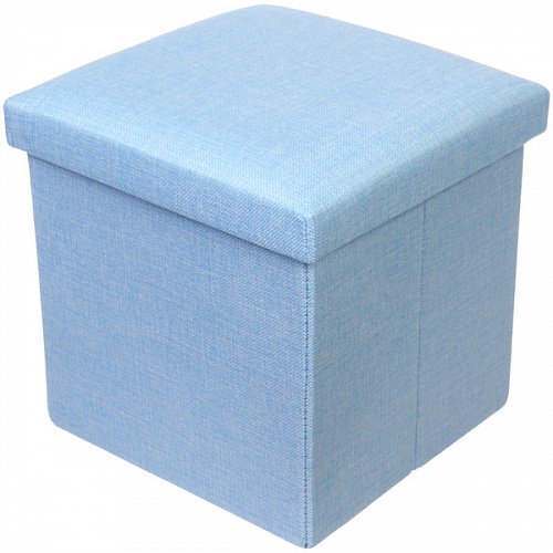 Короб для хранения вещей складной "ВЕСТА", цвет пастельно голубой, 31*31*30.5см