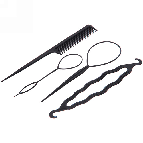 Набор для создания причёсок 5шт Styling, цвет черный, 24,512см_5
