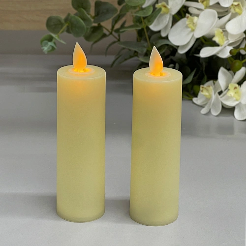 Сувенир с подсветкой Свеча - Темная ночь 3,812,5 см (набор 2 шт)_6