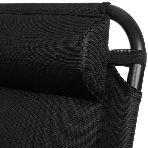 Кресло складное с подлокотниками TFS1608, 546895 см, 3 положения, чёрный_10