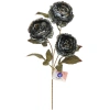 Искусственные цветы "FLOWERS GLAMOUR" 63см Пионы 3 цветка зеленые