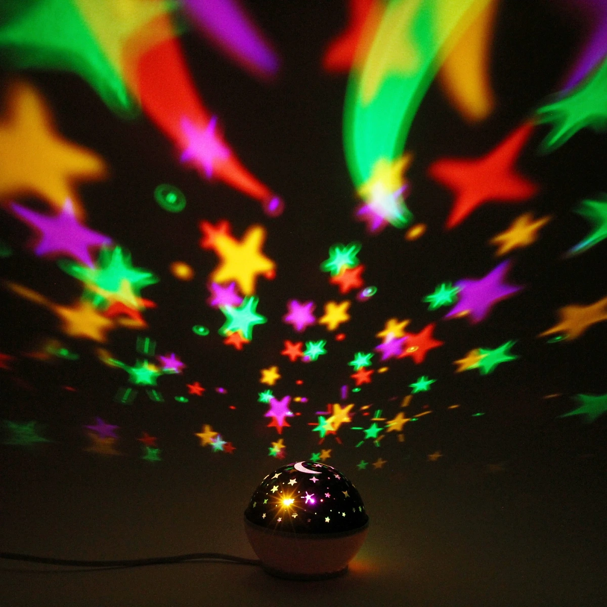 Диско-шар светодиодный "Star lights" 10*8 см, авторежим, 220V, RGB