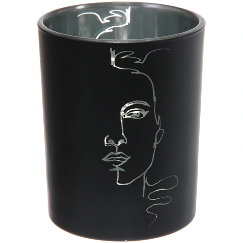 Подсвечник Нежный силуэт 1012,5 см, Черный_2